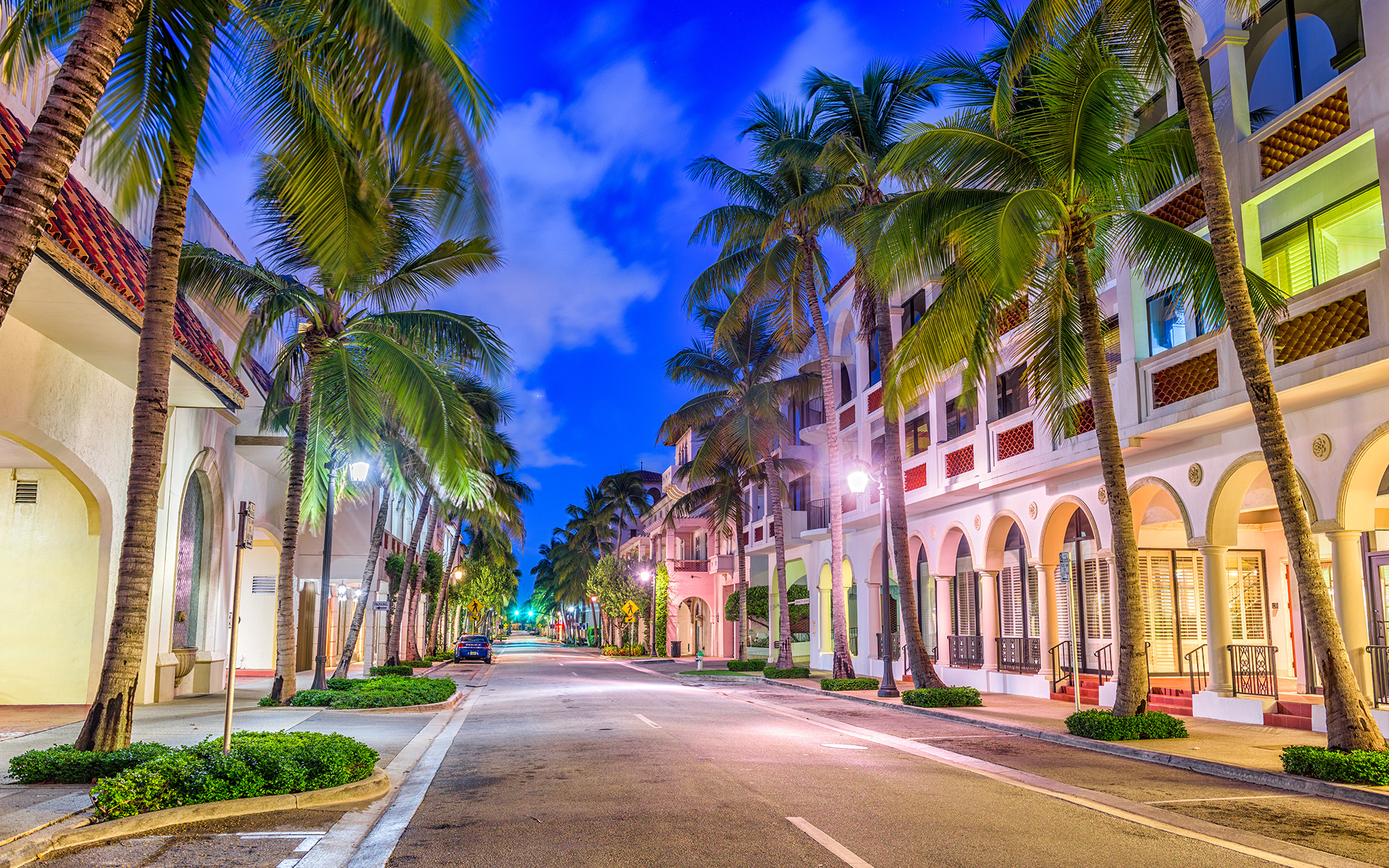 Street In Palm Beach Florida 